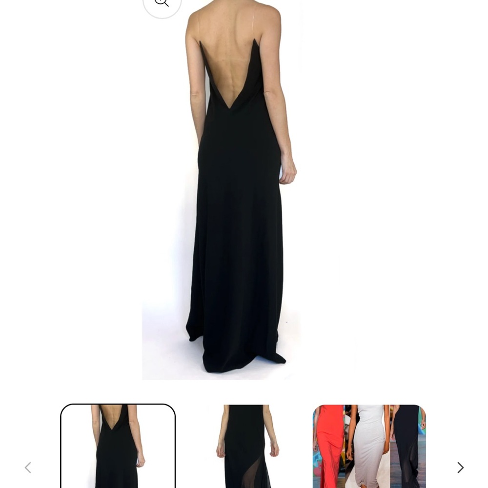 Dkny spring summer runway 2014  Backless Maxi Dress -